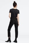 Pamuklu Yüksek Bel Regular Fit 501 Jeans Kadın Kot Pantolon 36200-0085 SİYAH