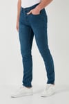 Pamuklu Yüksek Bel Slim Fit Jeans Erkek Kot Pantolon 6440305 LACİVERT