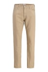 Pants Studio Jpstchris Keten ve Pamuk Karışımlı Erkek Pantolon 12293296 BEJ