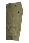 Pants Studio Jpstcole Pamuklu Relaxed Fit Kargo Erkek Short 12274389 Olive