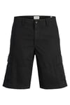 Pants Studio Jpstcole Pamuklu Relaxed Fit Kargo Erkek Short 12274389 SİYAH
