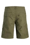Pants Studio Jpstcole Pamuklu Relaxed Fit Kargo Erkek Short 12274389 Olive