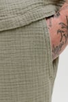 Pants Studio Jpstjaıden % 100 Pamuk Relaxed Fit Erkek Short 12274758 YEŞİL