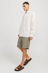 Pants Studio Jpstjaıden Keten Karışımlı Relaxed Fit Normal Bel Erkek Short 12274968 Olive
