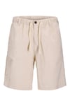 Pants Stüdio Jpstjaıden Pamuk ve Keten Karışımlı Jogger Erkek Short 12292332 TAŞ
