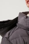 Peluş Astarlı Çıkarılabilir Kapüşonlu Cepli Kışlık Erkek Çocuk Mont 5761587 ANTRASİT