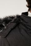 Peluş Astarlı Suya ve Rüzgara Dayanıklı Soğuk Geçirmez Slim Fit Erkek Mont 5711051 FÜME