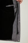 Peluş Astarlı Suya ve Rüzgara Dayanıklı Soğuk Geçirmez Slim Fit Erkek Mont 5711051 AÇIK GRİ