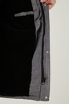 Peluş Astarlı Suya ve Rüzgara Dayanıklı Soğuk Geçirmez Slim Fit Erkek Mont 5711051 AÇIK GRİ