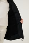 Peluş Astarlı Yakası Suni Kürklü Çıkarılabilir Kapüşonlu Kışlık Kız Çocuk Mont 5760072 SİYAH