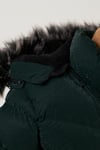 Peluş Astarlı Yakası Suni Kürklü Çıkarılabilir Kapüşonlu Kışlık Erkek Çocuk Mont 5761906 HAKİ