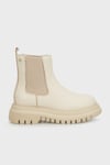 Pieron Hakiki Deri Logolu Kadın Bot 102 24735-Z Beige Deer Floter