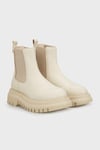 Pieron Hakiki Deri Logolu Kadın Bot 102 24735-Z Beige Deer Floter