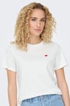 pisa Pamuklu Regular Fit Bisiklet Yaka Kadın T Shirt 15298612 EKRU