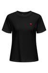 pisa Pamuklu Regular Fit Bisiklet Yaka Kadın T Shirt 15298612 SİYAH