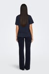 pisa Pamuklu Regular Fit Bisiklet Yaka Kadın T Shirt 15298612 LACİVERT