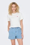 pisa Pamuklu Regular Fit Bisiklet Yaka Kadın T Shirt 15298612 EKRU