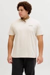 Plus Büyük Beden Pamuklu Regular Fit Bisiklet Yaka Erkek T Shirt 12289683 TAŞ