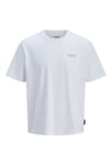 Plus Büyük Beden Pamuklu Regular Fit Bisiklet Yaka Erkek T Shirt 12289683 BEYAZ