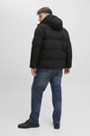 Plus Jjglobal Regular Fit Kapüşonlu Erkek Mont 12283873 SİYAH