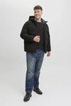 Plus Jjglobal Regular Fit Kapüşonlu Erkek Mont 12283873 SİYAH