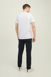 Premium % 100 Pamuk Regular Fit Bisiklet Yaka Erkek T Shirt 12217167 BEYAZ