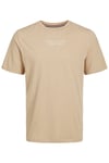 Premium % 100 Pamuk Regular Fit Bisiklet Yaka Erkek T Shirt 12217167 EKRU