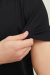 Premium % 100 Pamuk Regular Fit Bisiklet Yaka Erkek T Shirt 12217167 SİYAH