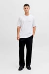 Premium Jprblaowen Pamuklu Regular Fit Erkek T Shirt 12292397 BEYAZ