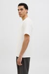 Premium Jprblualves Pamuklu Regular Fit Bisiklet Yaka Erkek T Shirt 12276801 KREM