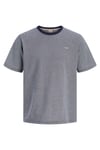 Premium Jprblualves Pamuklu Regular Fit Bisiklet Yaka Erkek T Shirt 12276801 LACİVERT