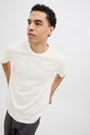 Premium Jprblualves Pamuklu Regular Fit Bisiklet Yaka Erkek T Shirt 12276801 KREM