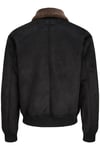 Premium Jprbluluke Regular Fit Fermuarlı Erkek Ceket 12282444 SİYAH NUBUK