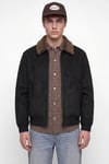 Premium Jprbluluke Regular Fit Fermuarlı Erkek Ceket 12282444 SİYAH NUBUK