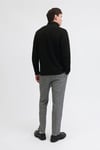 Premium Jprccmılano % 100 Pamuk Relaxed Fit Dik Yaka Erkek Kazak 12259664 SİYAH-SİYAH