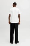 Premium Logolu Pamuklu Regular Fit Bisiklet Yaka Erkek T Shirt 12292383 BEYAZ