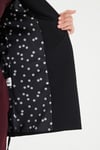 Puantiye Astarlı Belden Bağlamalı Blazer Kadın Ceket 6524049 SİYAH