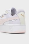 Puma Carina Kalın Topuk SoftFoam Günlük Spor Kadın Ayakkabı 38939010 BEYAZ-PEMBE