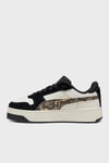 Puma Carina Street Snake Chic Logolu Paltform Taban Sneaker Bayan Ayakkabı 40161102 SİYAH-EKRU
