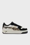 Puma Carina Street Snake Chic Logolu Paltform Taban Sneaker Bayan Ayakkabı 40161102 SİYAH-EKRU