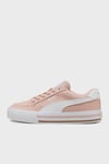 Puma Court Classic Vulc FS Logolu Kalın Taban Sneaker Kadın Ayakkabı 39635318 PUDRA-BEYAZ