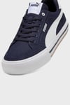 Puma Court Classic Vulc FS Logolu Sneaker Erkek Ayakkabı 39635317 LACİVERT-BEYAZ