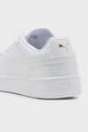 Puma Court Classico Logolu Kalın Taban Sneaker Unisex Ayakkabı 40028405 BEYAZ