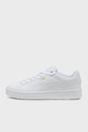 Puma Court Classico Logolu Kalın Taban Sneaker Unisex Ayakkabı 40028405 BEYAZ