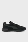 Puma Graviton Logolu Fileli Günlük Sneaker Erkek Ayakkabı 38073801 SİYAH