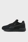 Puma Graviton Logolu Fileli Günlük Sneaker Erkek Ayakkabı 38073801 SİYAH