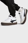 Puma Park Lifestyle OG Logolu Süet Detaylı Sneaker Unisex Ayakkabı 39726201 BEYAZ-SİYAH
