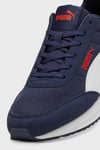 Puma R78 Lightwind Logolu Sneaker Unisex Ayakkabı 40026705 LACİVERT-BEYAZ