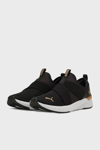 Puma Softride Harli Slip on Wns Bant Detaylı Logolu Sneaker Bayan Ayakkabı 31147101 SİYAH