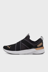 Puma Softride Harli Slip on Wns Bant Detaylı Logolu Sneaker Bayan Ayakkabı 31147101 SİYAH